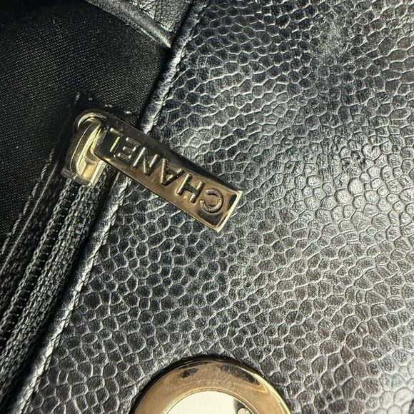 Chanel Caviar Quilted Black Grand Shopping GST Tote Bag - Picture 7 of 8